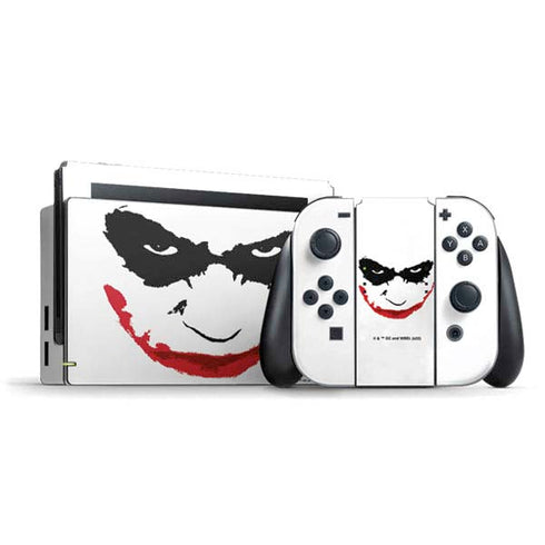 The Dark Knight Joker face Nintendo Switch Bundle Skin
