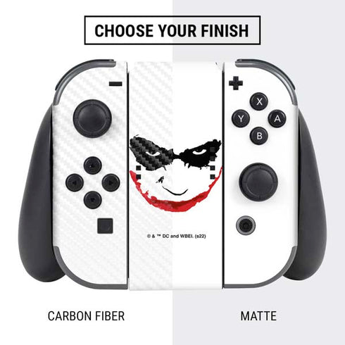 The Dark Knight Joker face Nintendo Switch Bundle Skin