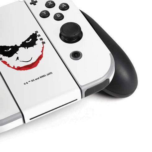 The Dark Knight Joker face Nintendo Switch OLED (2021) Skin