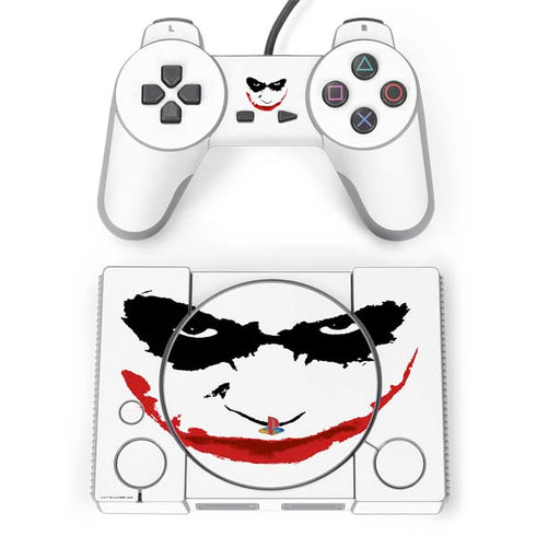 The Dark Knight Joker face PlayStation Classic Bundle Skin