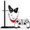 The Dark Knight Joker face PS4 Console and Controller Bundle Skin