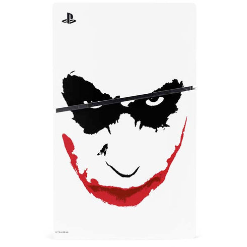 The Dark Knight Joker face PS5 Slim Digital Edition Console Skin