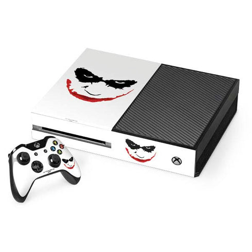 The Dark Knight Joker face Xbox One Console and Controller Bundle Skin