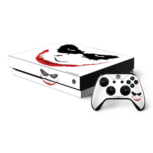 The Dark Knight Joker face Xbox One X Bundle Skin
