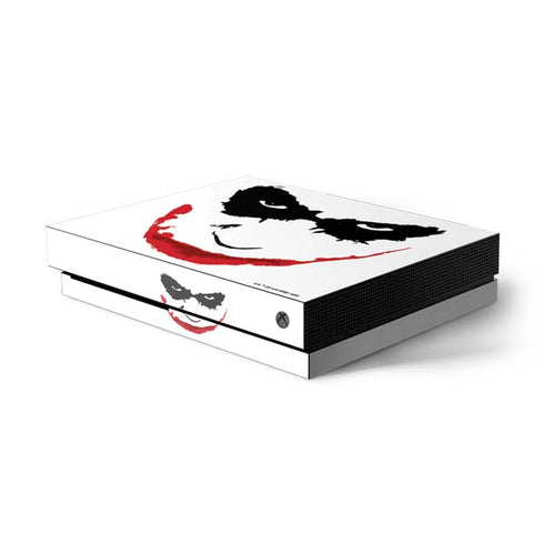 The Dark Knight Joker face Xbox One X Console Skin