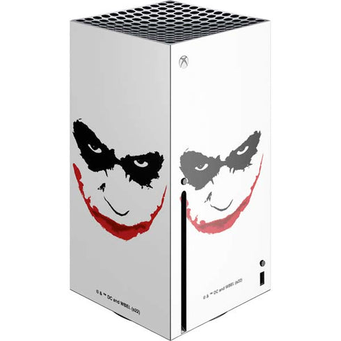 The Dark Knight Joker face Xbox Series X Console Skin