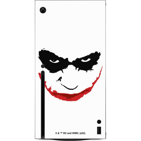 The Dark Knight Joker face Xbox Series X Console Skin
