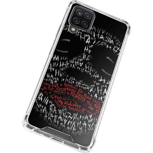 DC Comics The Joker Put a Smile On That Face Galaxy A12 Clear Case