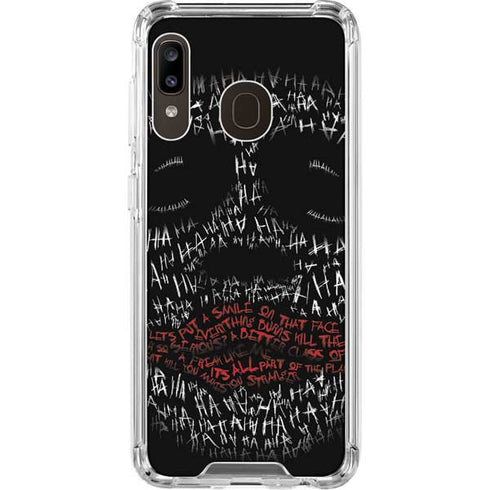 DC Comics The Joker Put a Smile On That Face Galaxy A30 Clear Case