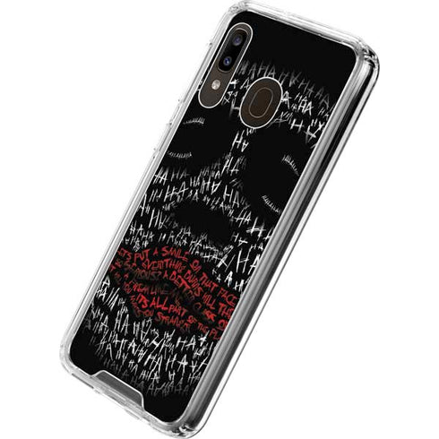 DC Comics The Joker Put a Smile On That Face Galaxy A30 Clear Case