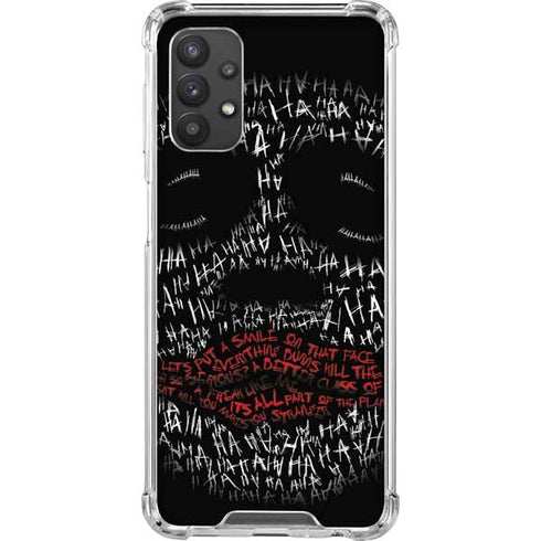 DC Comics The Joker Put a Smile On That Face Galaxy A32 5G Clear Case