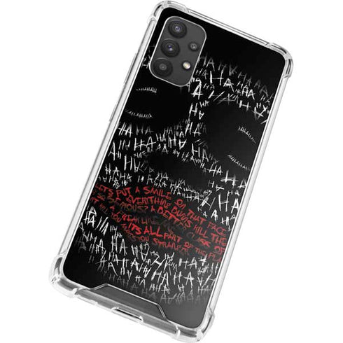 DC Comics The Joker Put a Smile On That Face Galaxy A32 5G Clear Case