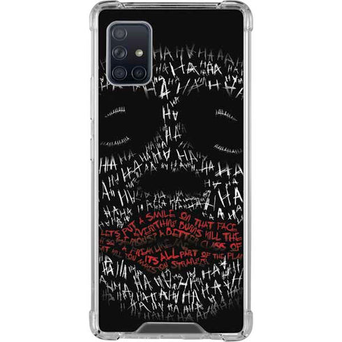 DC Comics The Joker Put a Smile On That Face Galaxy A51 5G Clear Case