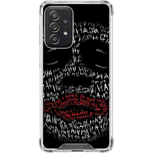 DC Comics The Joker Put a Smile On That Face Galaxy A52 5G Clear Case