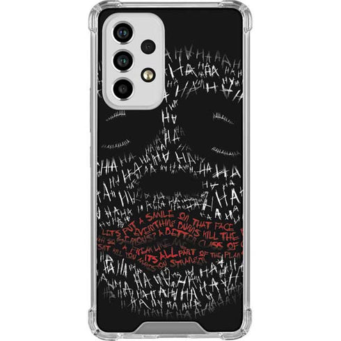 DC Comics The Joker Put a Smile On That Face Galaxy A53 5G Clear Case