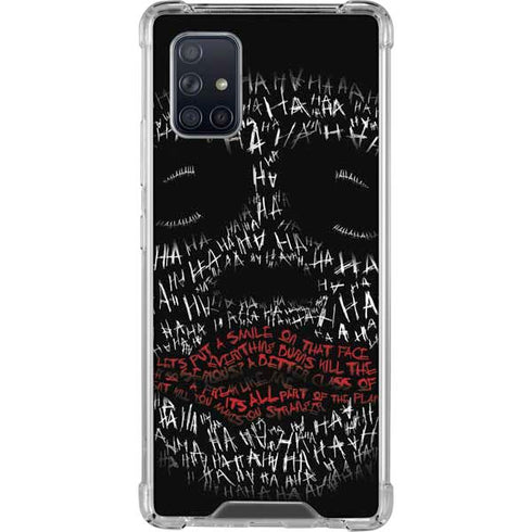 DC Comics The Joker Put a Smile On That Face Galaxy A71 5G Clear Case