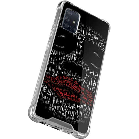 DC Comics The Joker Put a Smile On That Face Galaxy A71 5G Clear Case