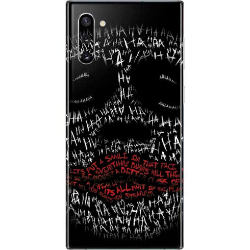 DC Comics The Joker Put a Smile On That Face Galaxy Note 10 Skin