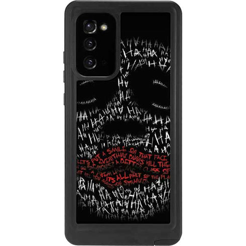 DC Comics The Joker Put a Smile On That Face Galaxy Note20 5G Waterproof Case
