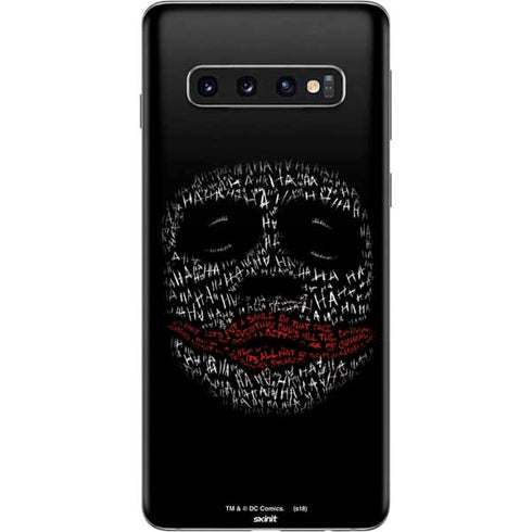 DC Comics The Joker Put a Smile On That Face Galaxy S10 Skin