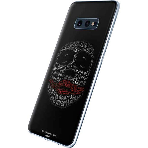 DC Comics The Joker Put a Smile On That Face Galaxy S10e Skin