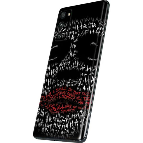 DC Comics The Joker Put a Smile On That Face Galaxy S20 Fan Edition Skin