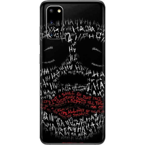 DC Comics The Joker Put a Smile On That Face Galaxy S20 Skin