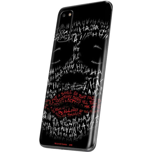 DC Comics The Joker Put a Smile On That Face Galaxy S20 Skin