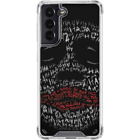 DC Comics The Joker Put a Smile On That Face Galaxy S21 5G Clear Case