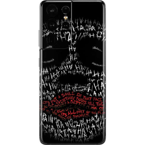 DC Comics The Joker Put a Smile On That Face Galaxy S21 Ultra 5G Skin