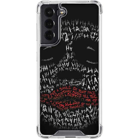 DC Comics The Joker Put a Smile On That Face Galaxy S22 Clear Case