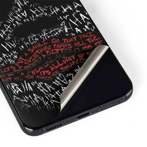 DC Comics The Joker Put a Smile On That Face Galaxy S22 Skin