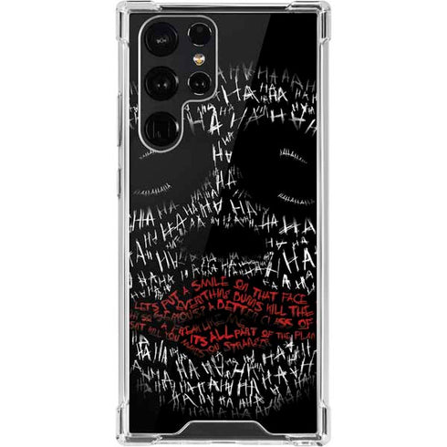 DC Comics The Joker Put a Smile On That Face Galaxy S22 Ultra Clear Case