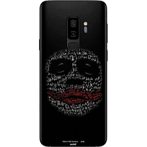 DC Comics The Joker Put a Smile On That Face Galaxy S9 Plus Skin