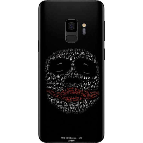 DC Comics The Joker Put a Smile On That Face Galaxy S9 Skin