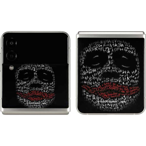 DC Comics The Joker Put a Smile On That Face Galaxy Z Flip3 5G Skin