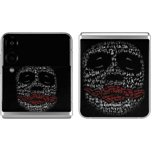 DC Comics The Joker Put a Smile On That Face Galaxy Z Flip4 5G Skin