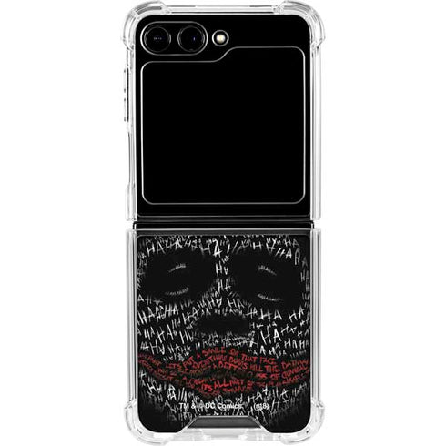 DC Comics The Joker Put a Smile On That Face Galaxy Z Flip5 5G Clear Case