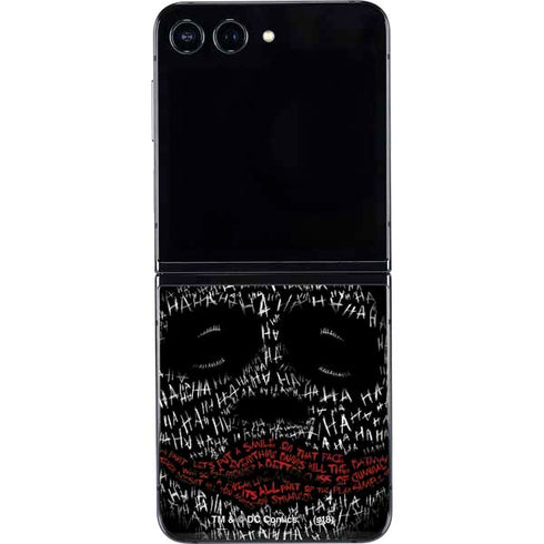 DC Comics The Joker Put a Smile On That Face Galaxy Z Flip5 5G Skin