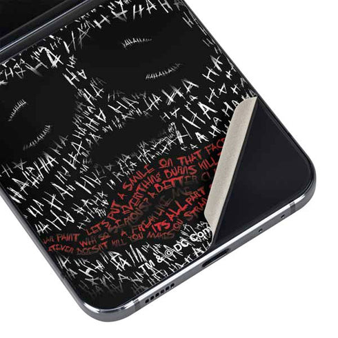 DC Comics The Joker Put a Smile On That Face Galaxy Z Flip5 5G Skin