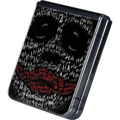 DC Comics The Joker Put a Smile On That Face Galaxy Z Flip5 5G Skin
