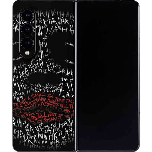 DC Comics The Joker Put a Smile On That Face Galaxy Z Fold4 5G Skin