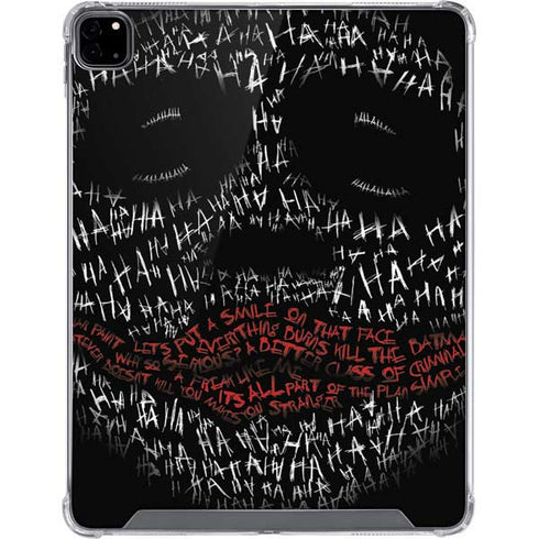 DC Comics The Joker Put a Smile On That Face iPad Pro 12.9in (2020) Clear Case