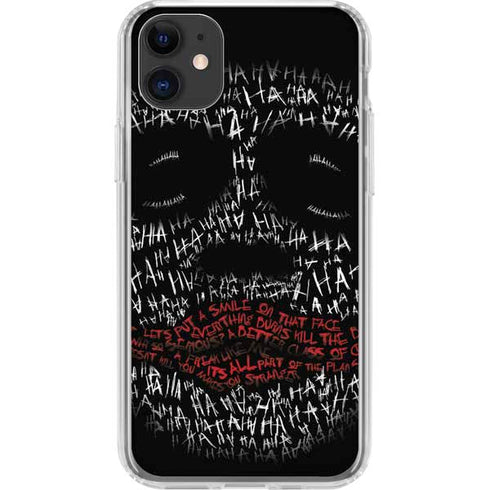 DC Comics The Joker Put a Smile On That Face iPhone 11 Clear Case