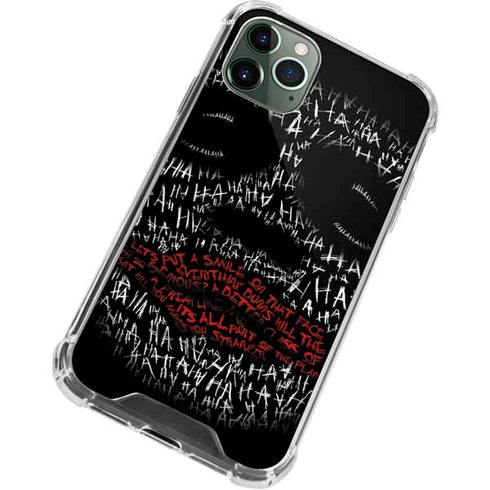DC Comics The Joker Put a Smile On That Face iPhone 11 Pro Max Clear Case
