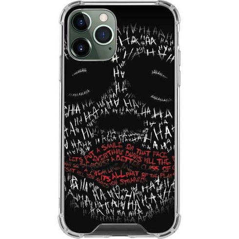 DC Comics The Joker Put a Smile On That Face iPhone 11 Pro Max Clear Case