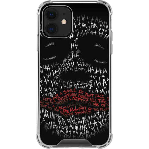DC Comics The Joker Put a Smile On That Face iPhone 12 Clear Case