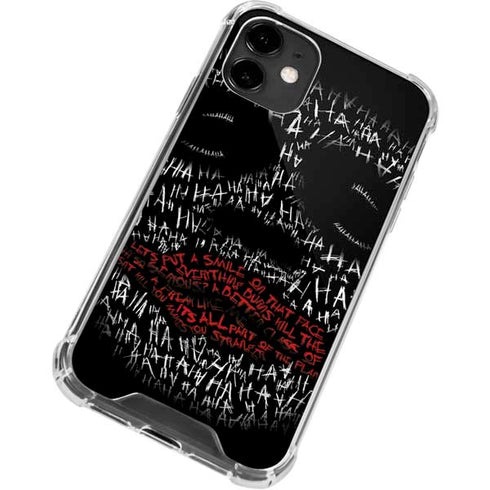 DC Comics The Joker Put a Smile On That Face iPhone 12 Clear Case