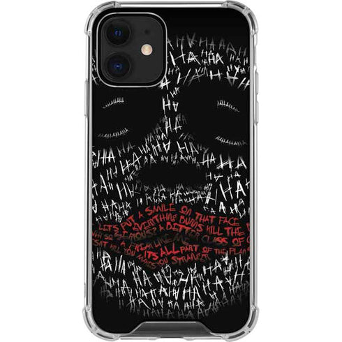 DC Comics The Joker Put a Smile On That Face iPhone 12 Mini Clear Case