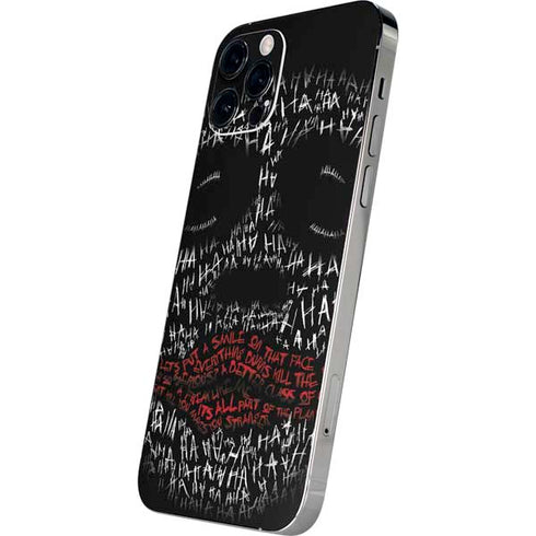 DC Comics The Joker Put a Smile On That Face iPhone 12 Pro Skin